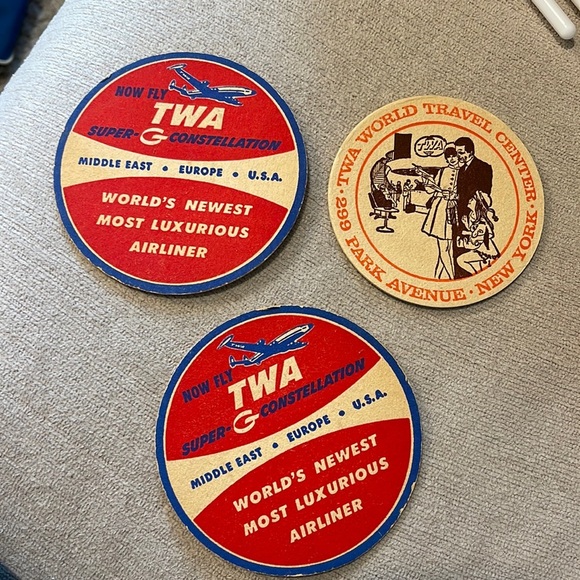 Vintage coasters set 3 - Picture 1 of 6